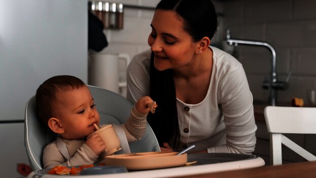 Iniciación a los alimentos sólidos para tu bebé