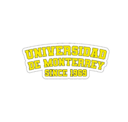 Sticker Jumbo Universidad de Monterrey Blanco